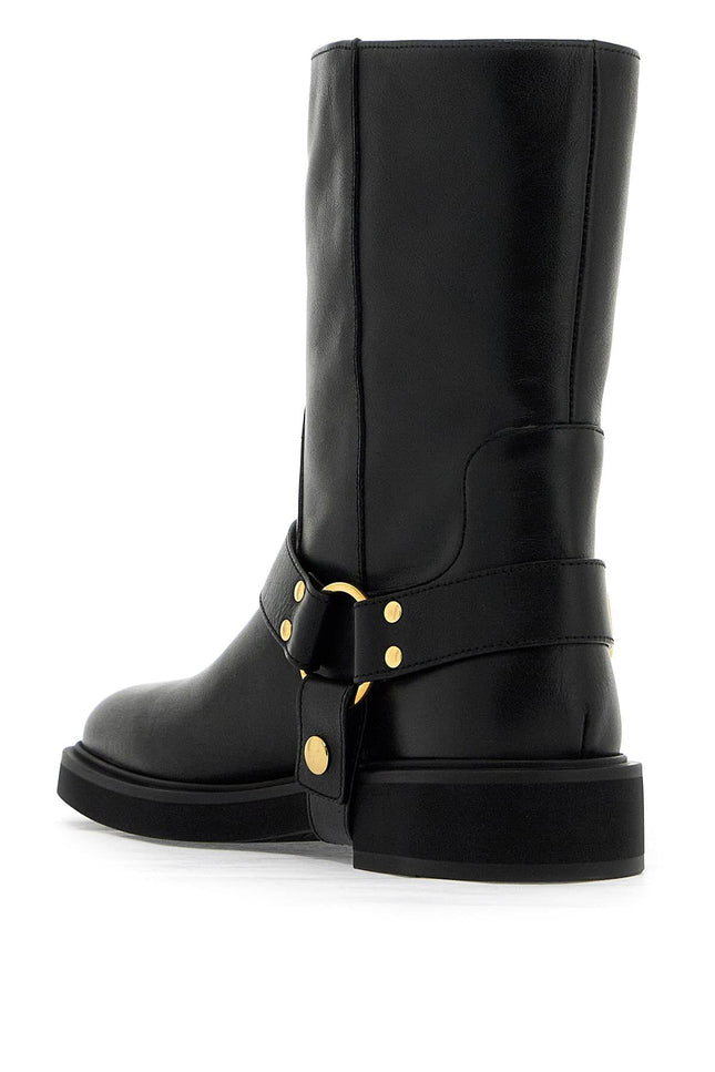 Valentino GARAVANI vlogo signature leather biker boots