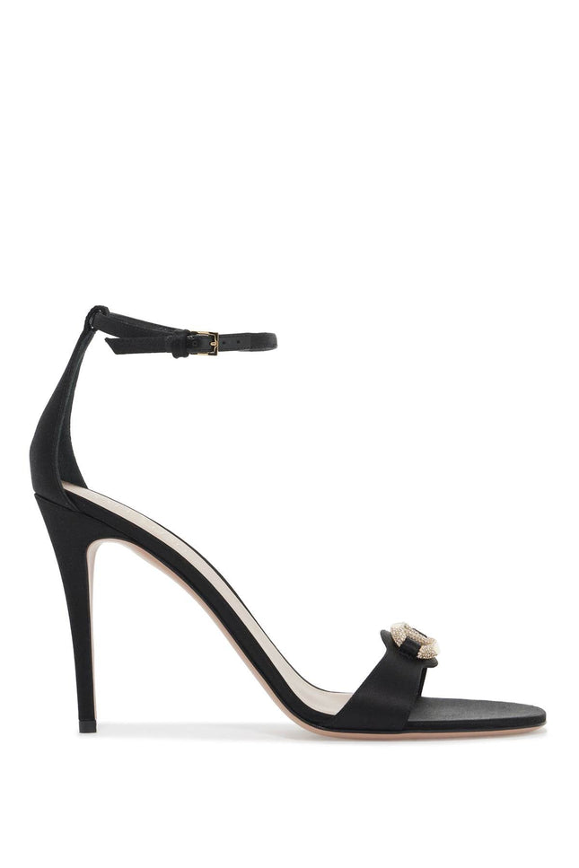 Valentino GARAVANI vlogo signature satin sandals - Metallic