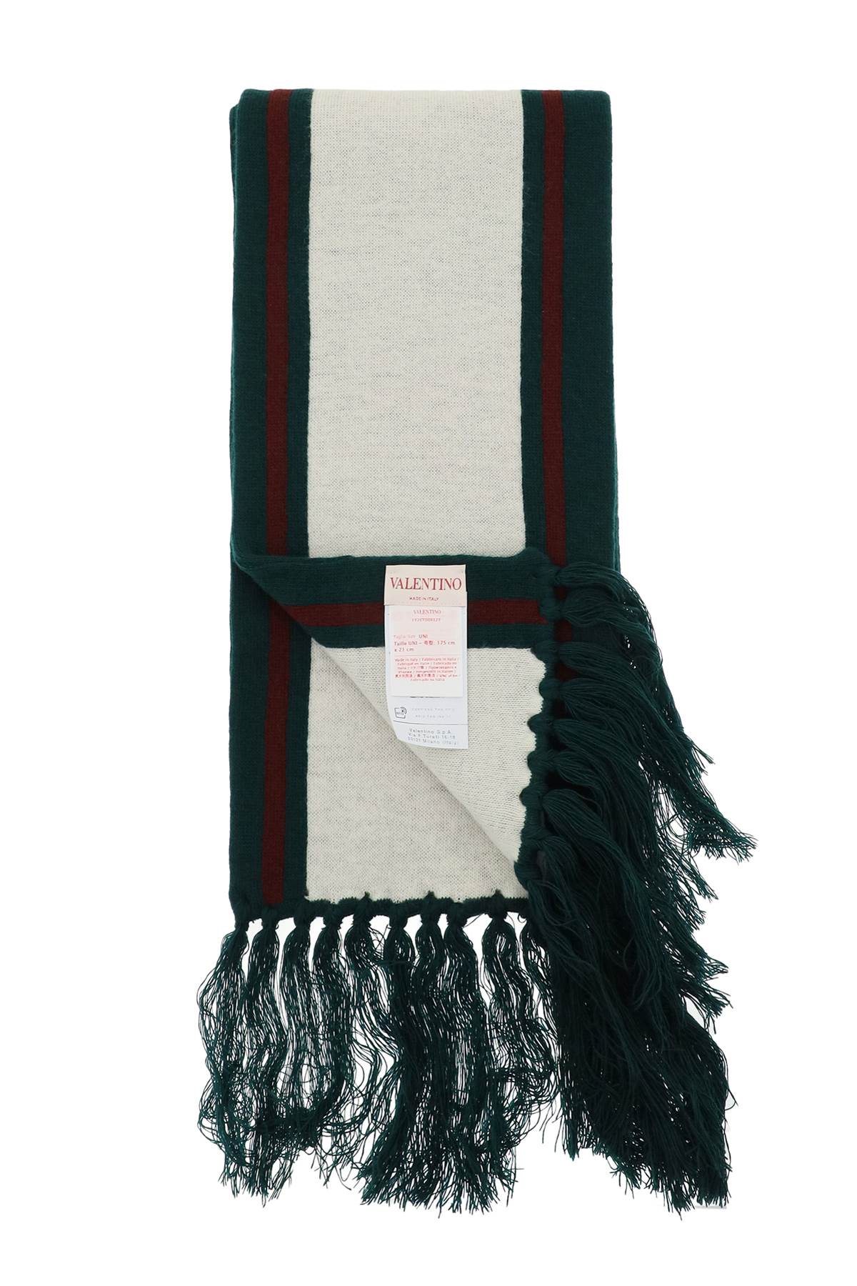Valentino GARAVANI wool college scarf - Green