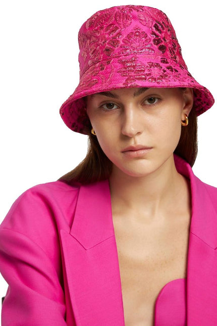 Valentino Garavani Fuchsia Polyester Hat