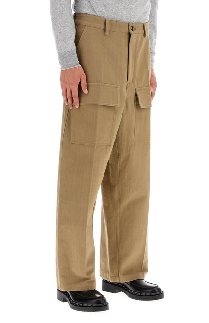 Valentino Garavani cargo canvas pants in italian style