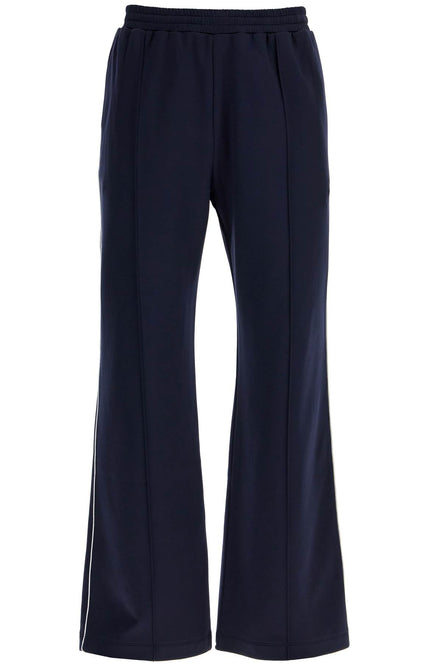 Valentino Garavani jogger pants with metallic v detail