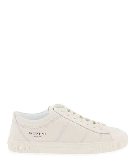 Valentino Garavani leather cityplanet sneakers