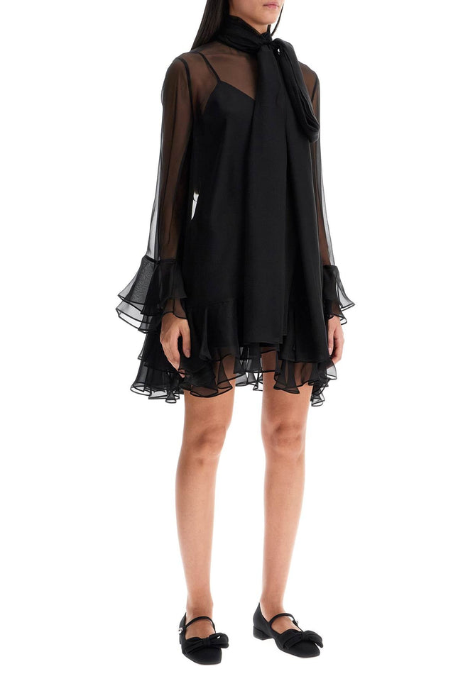 Valentino Garavani mini silk chiffon dress in 9