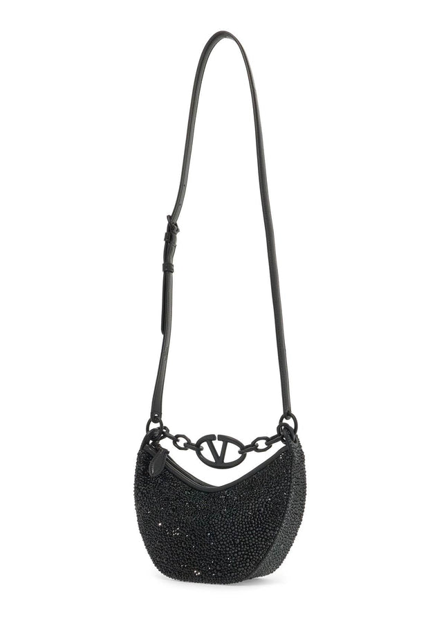 Valentino Garavani mini vlogo moon bag hobo purse with