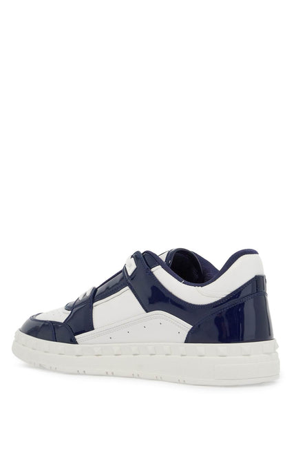 Valentino Garavani patent leather freedots low-top sneakers