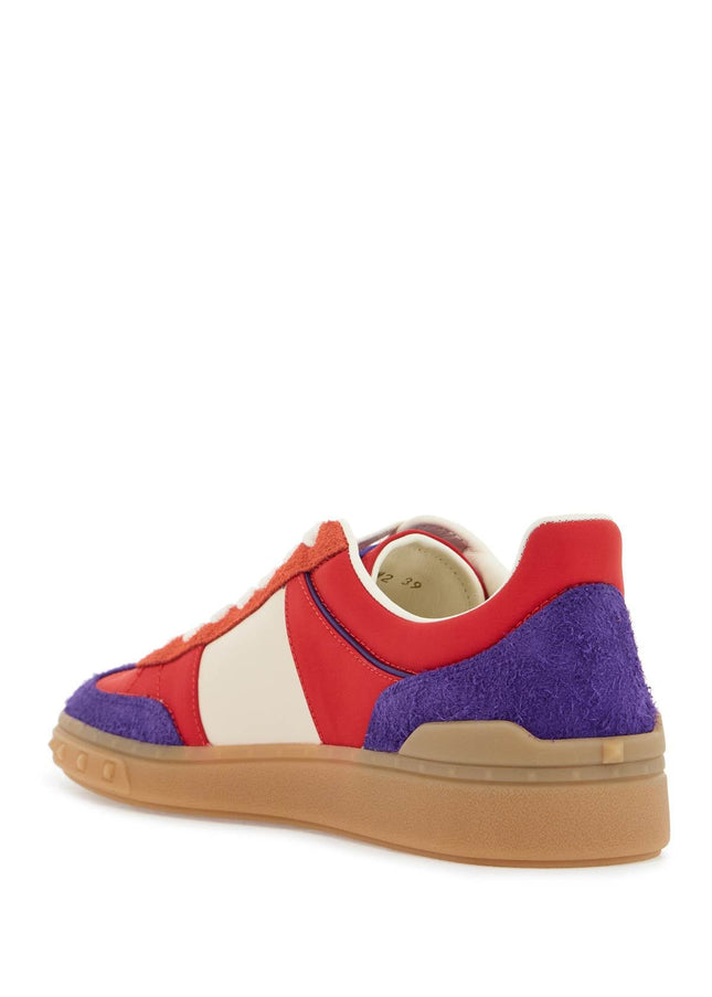 Valentino Garavani purple women's sneakers in polyester and suede