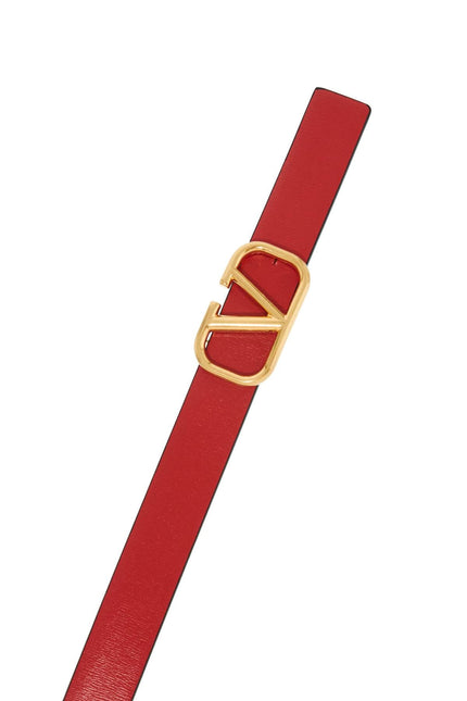 Valentino Garavani reversible vlogo signature leather belt