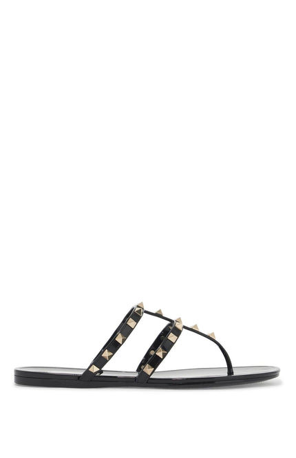 Valentino Garavani rockstud pvc thong sandals