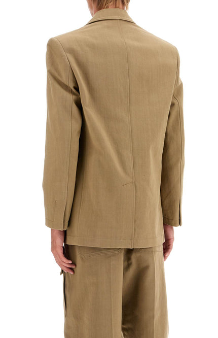 Valentino Garavani single-breasted canvas jacket