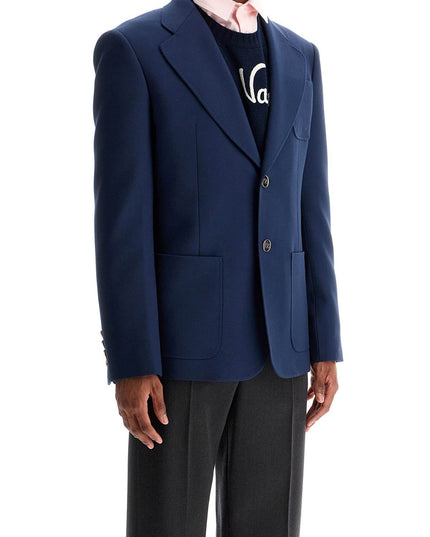 Valentino Garavani slim fit wool gabardine jacket