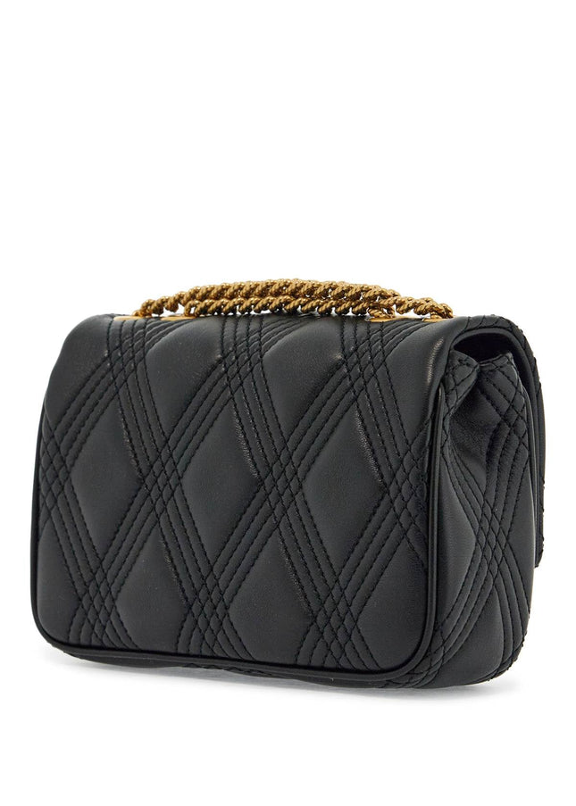 Valentino Garavani small black quilted shoulder bag with gold chain