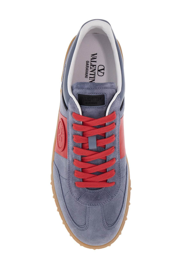 Valentino Garavani suede leather upvillage sneakers