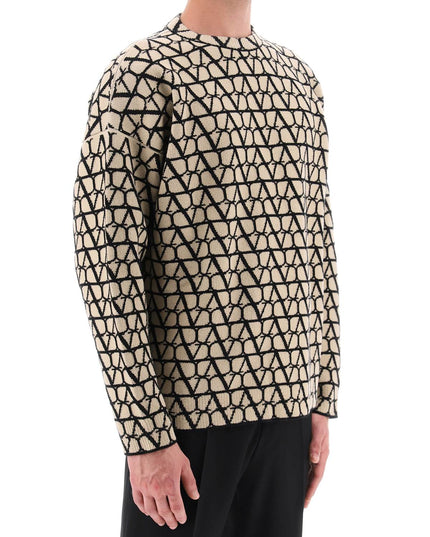 Valentino Garavani toile iconographe wool sweater