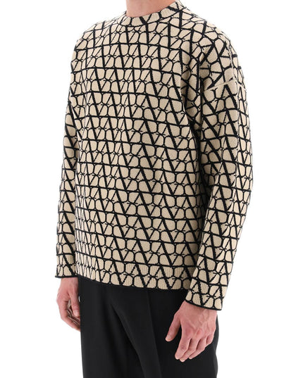 Valentino Garavani toile iconographe wool sweater