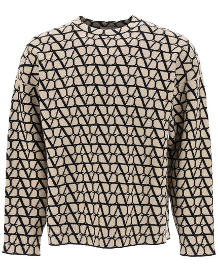 Valentino Garavani toile iconographe wool sweater