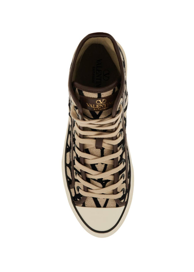 Valentino Garavani totaloop toile iconographe high-top sneakers