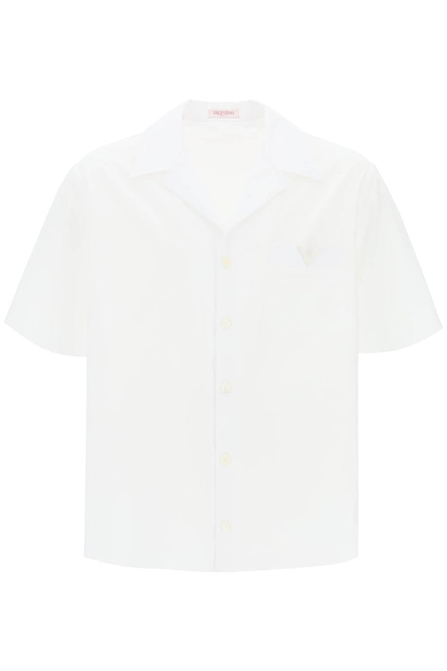 Valentino Garavani "v detail bowling shirt with v-