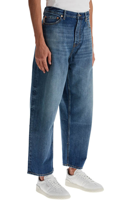 Valentino Garavani wide-legged cropped jeans with a relaxed