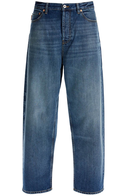 Valentino Garavani wide-legged cropped jeans with a relaxed