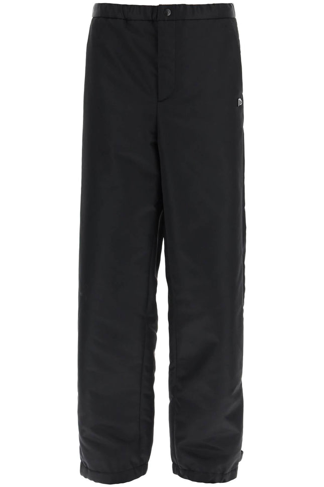 Valentino nylon cargo pants with roman stud detail - Black