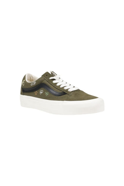 Vans Green Leather Sneaker