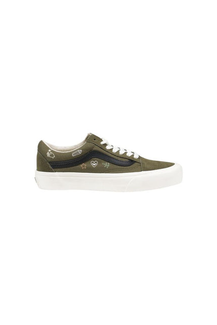 Vans Green Leather Sneaker