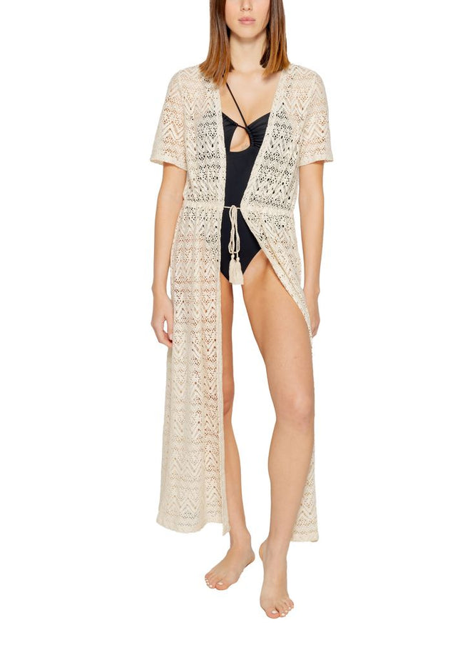 Vero Moda Beige Polyester Cardigan