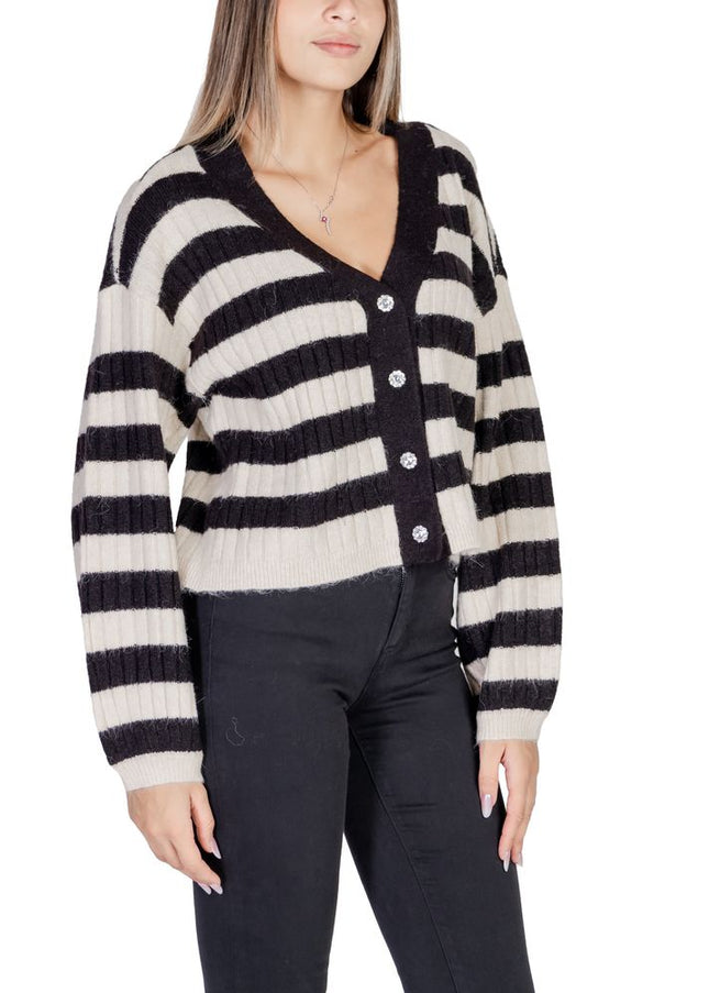 Vero Moda Beige Polyester Cardigan