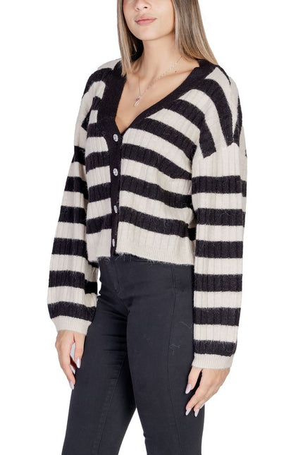 Vero Moda Beige Polyester Cardigan