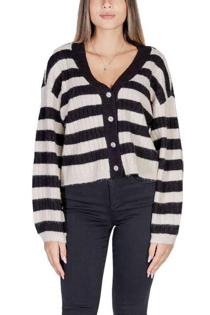 Vero Moda Beige Polyester Cardigan