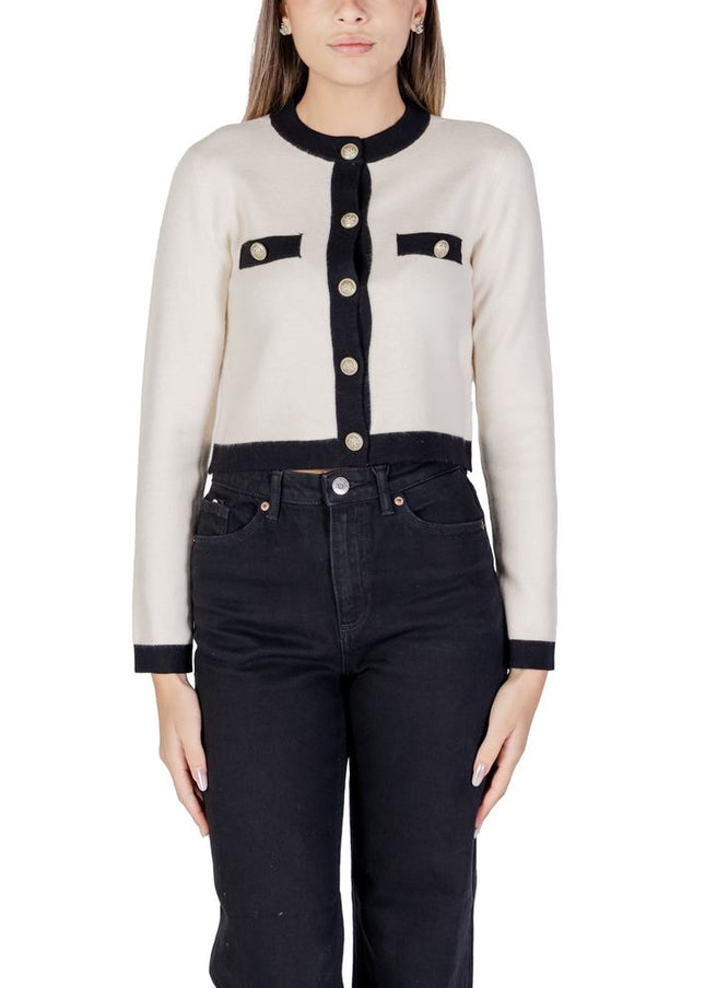 Vero Moda Cream Viscose Cardigan