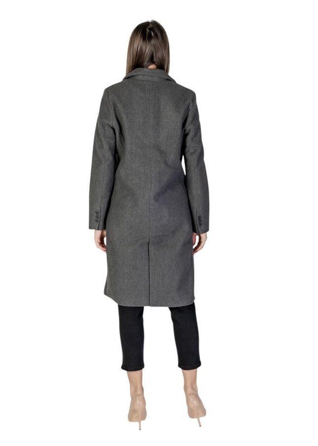 Vero Moda Gray Polyester Jackets & Coat