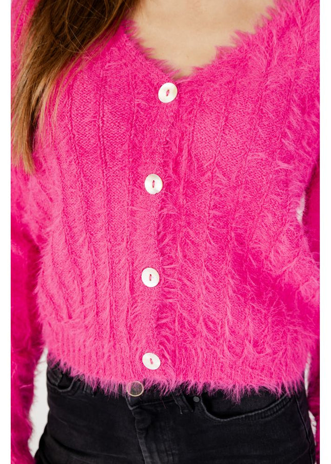 Vero Moda Pink Nylon Cardigan