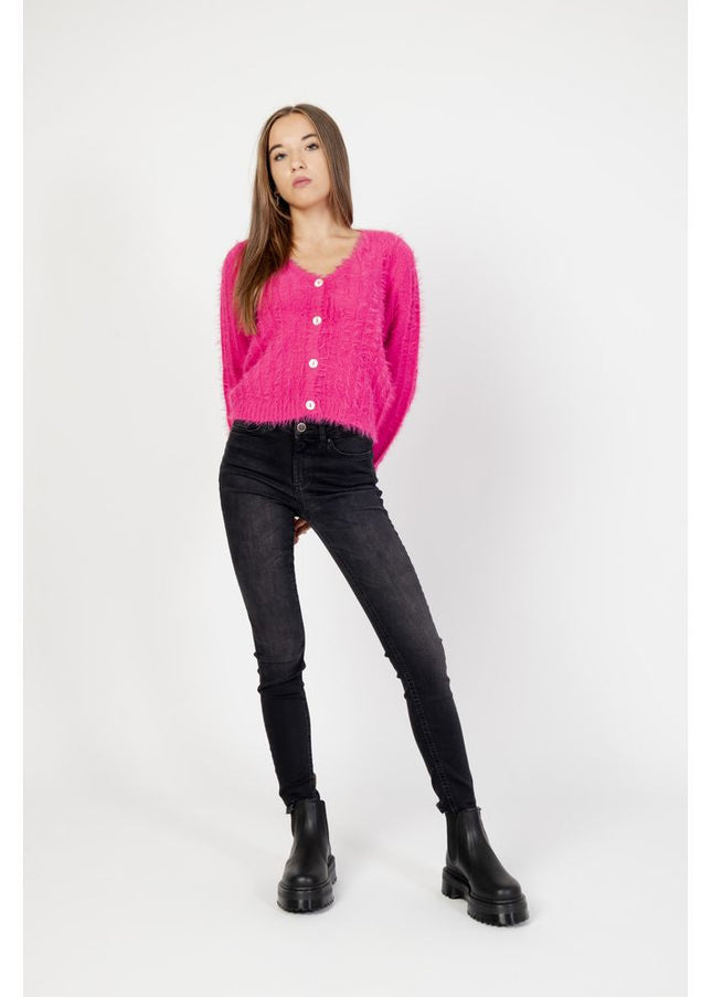 Vero Moda Pink Nylon Cardigan