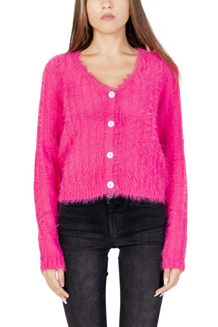 Vero Moda Pink Nylon Cardigan