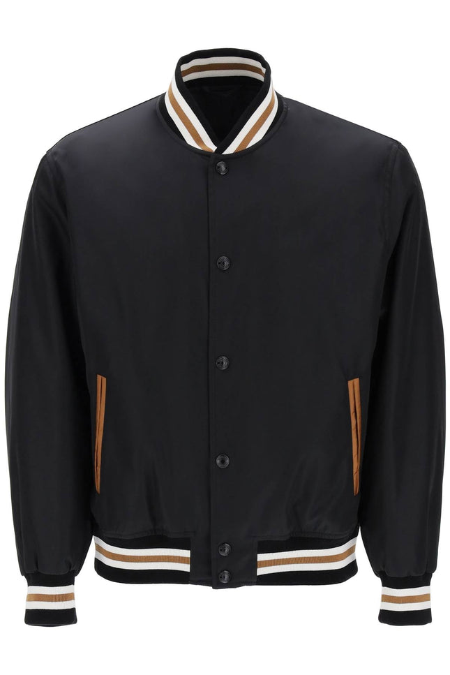 Versace medusa flame nylon bomber jacket-men > clothing > jackets > bomber jackets-Versace-Urbanheer