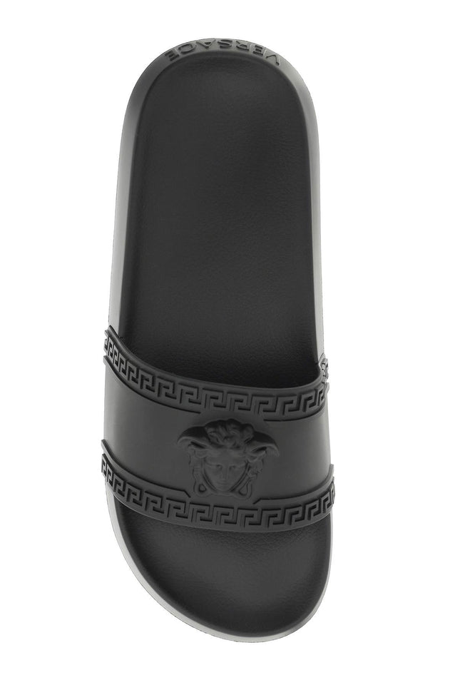 Versace 'palazzo' rubber slides-men > shoes > sandals and slippers-Versace-41-Black-Urbanheer