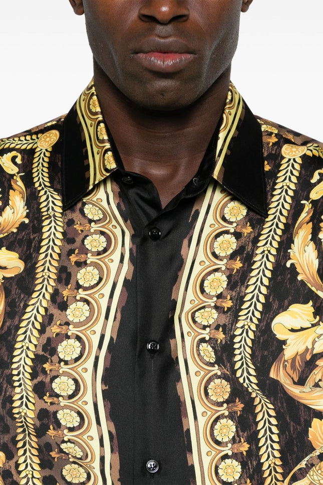 Versace Shirts Golden