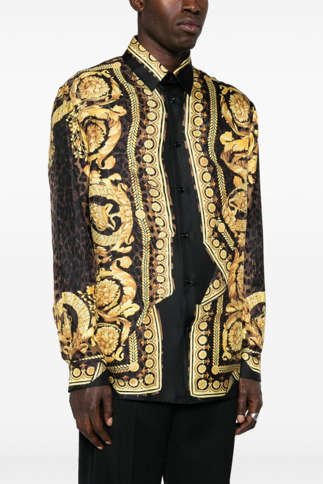 Versace Shirts Golden