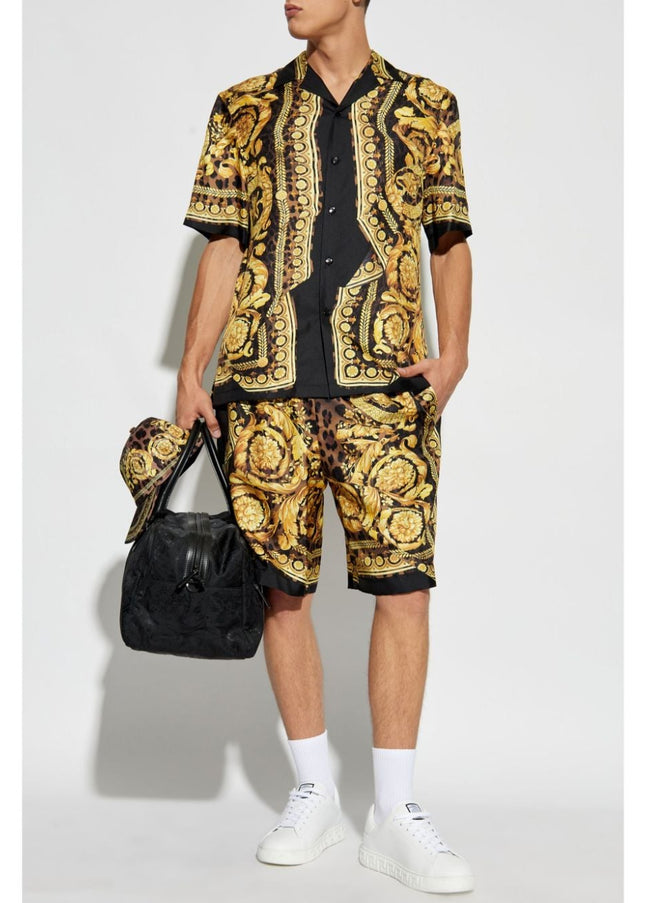 Versace Shorts Golden