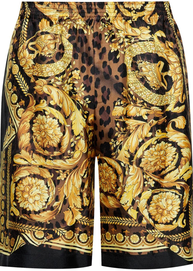 Versace Shorts Golden