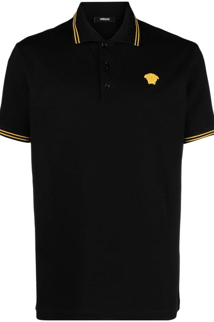 Versace T-shirts and Polos Black