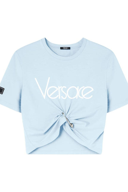 Versace T-Shirts And Polos Clear Blue