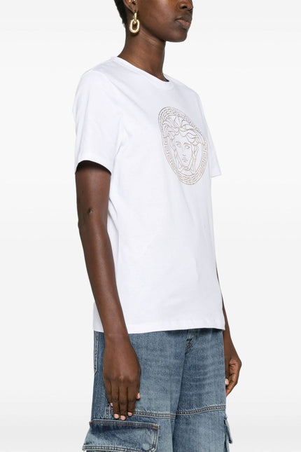 Versace T-shirts and Polos White