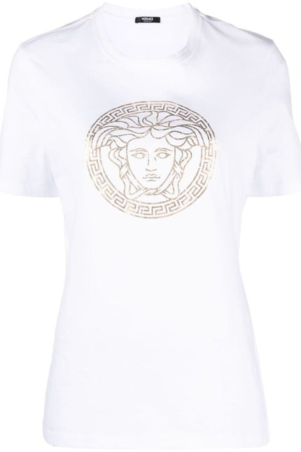 Versace T-shirts and Polos White