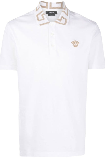 Versace T-shirts and Polos White