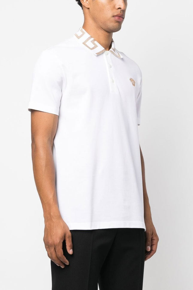 Versace T-Shirts And Polos White