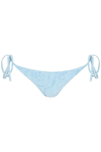 Versace baroque bikini brief - Light blue