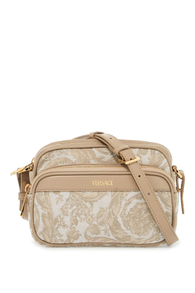 Versace baroque messenger bag - Beige